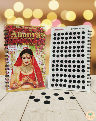 All Black Bindi Book (960 Bindis)