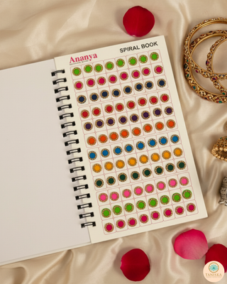 Ananya GOLDEN Swarovski Style Bindi Book (960 Bindis)
