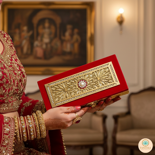 Encrusted Shagun Money Box - Single Box