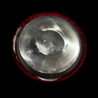Decorative Maroon Shagun Plate