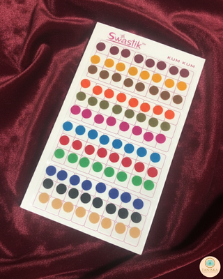 Swastik Velvet Bindi Book (960 Bindis)