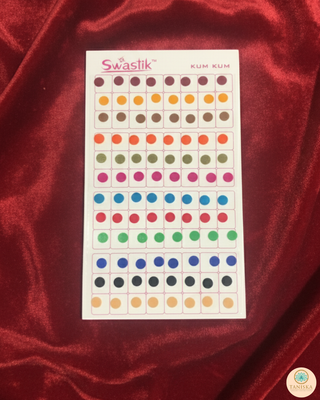 Swastik Velvet Bindi Book (960 Bindis)