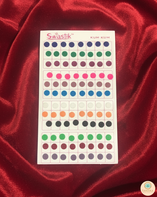 Swastik Velvet Bindi Book (960 Bindis)