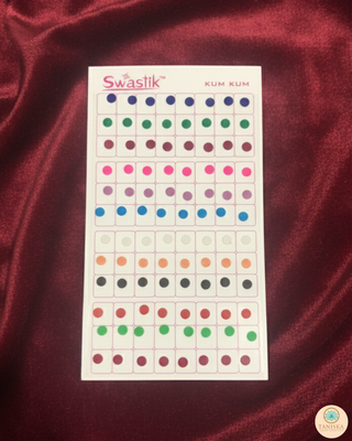 Swastik Velvet Bindi Book (960 Bindis)