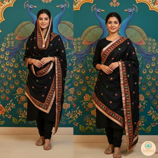 The Midnight Star Phulkari Dupatta