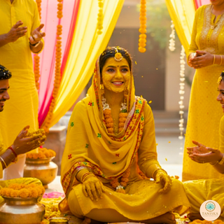 The Haldi Bloom Phulkari Dupatta