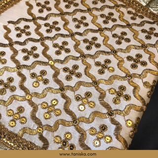 Golden Punjabi Pakhi (Hand Fan - Single Piece)