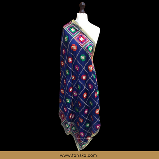 The Midnight Star Phulkari Dupatta