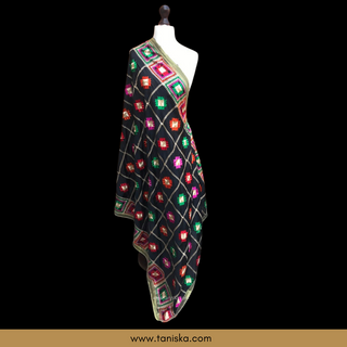 The Obsidian Festival Phulkari Dupatta