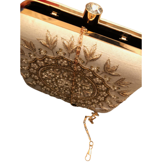 The Ivory Square Mandala Clutch Bag