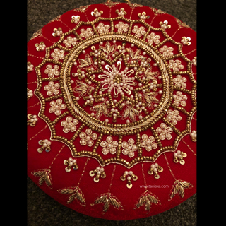 The Ruby Mandala Clutch Bag