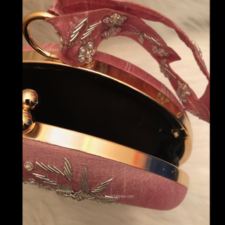 The Dusky Rose Bloom Clutch Bag