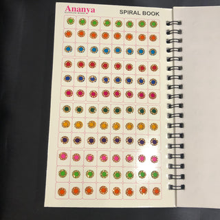 Ananya GOLDEN Swarovski Style Bindi Book (960 Bindis)