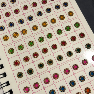 Ananya GOLDEN Swarovski Style Bindi Book (960 Bindis)