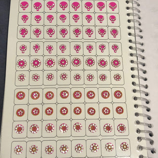 Ananya SILVER Swarovski Style FANCY Bindi Book (960 Bindis)