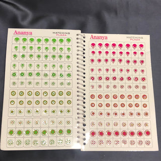 Ananya SILVER Swarovski Style FANCY Bindi Book (960 Bindis)