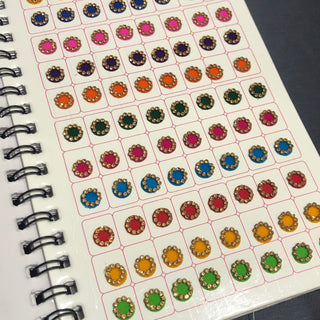 Ananya GOLDEN Swarovski Style Bindi Book (960 Bindis)
