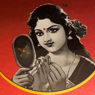Swastik Golden Swarovski Style FANCY Bindi Book (960 Bindis) - with MIRROR