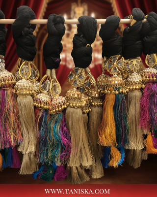 Exquisite Traditional Parandi Hair Accessories
