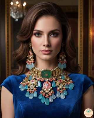 EESHA Kundan Necklace Set