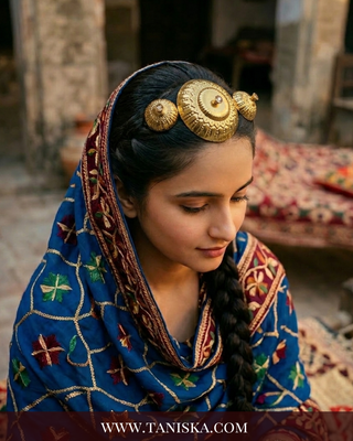 The Swarn-Chakra Bridal Hair Accessory