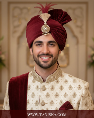 The Heritage Crest | Multi-Tone Kundan Kalgi