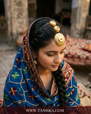 The Swarn-Chakra Bridal Hair Accessory