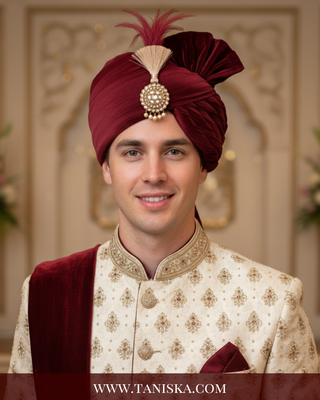 The Heritage Crest | Multi-Tone Kundan Kalgi