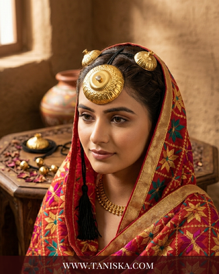 The Swarn-Chakra Bridal Hair Accessory