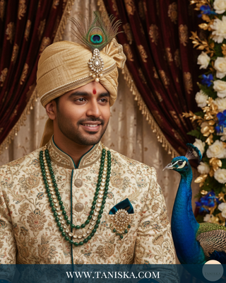 The Crown Prince | Radiant Crystal & Pearl Mala