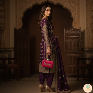 The Punjaban Statement Clutch Bag