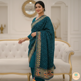The Maharani Phulkari Dupatta