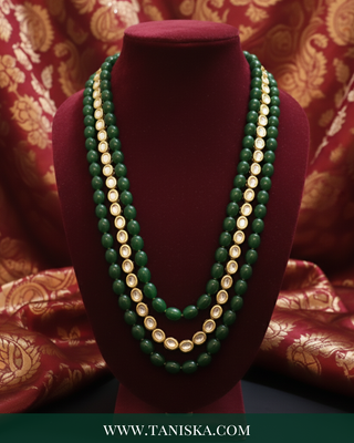 The Crown Prince | Radiant Crystal & Pearl Mala