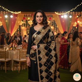 The Shyam-Swarna Bagh Phulkari Dupatta