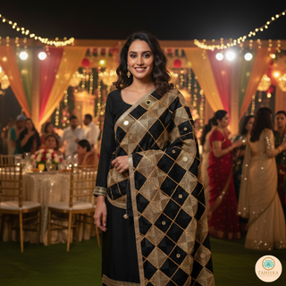 The Shyam-Swarna Bagh Phulkari Dupatta