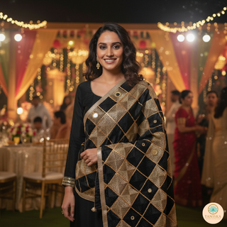 The Shyam-Swarna Bagh Phulkari Dupatta