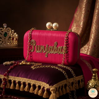 The Punjaban Statement Clutch Bag