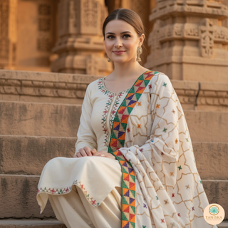 The Starlight Phulkari Dupatta