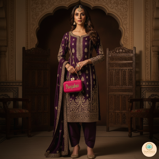 The Punjaban Statement Clutch Bag