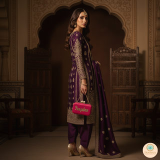 The Punjaban Statement Clutch Bag