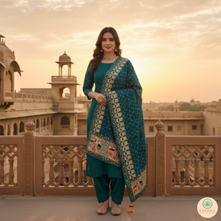 The Maharani Phulkari Dupatta