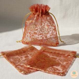 Luxury Jaw String Gift Bag - Perfect For Any Occassion (Pack of 10 Pieces)