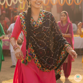 The Utsav Phulkari Dupatta