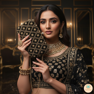 The Midnight Regency Clutch Bag