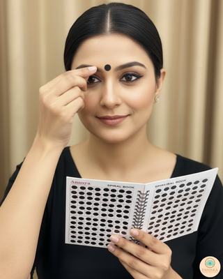All Black Bindi Book (960 Bindis)