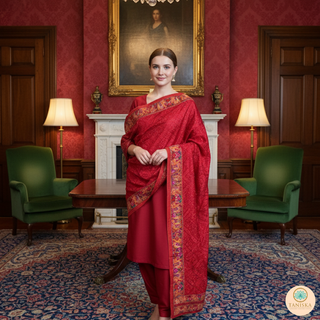 The Gajraaj Bloom Phulkari Dupatta