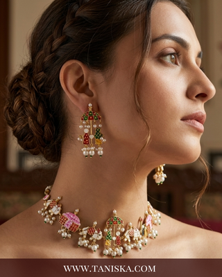 The Barat Heritage Meenakari Set