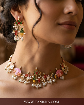 The Utsav Meenakari Heritage Necklace