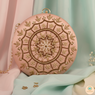 The Blush Mandala Clutch Bag