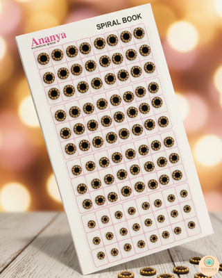 All Black Bindi Book (960 Bindis)